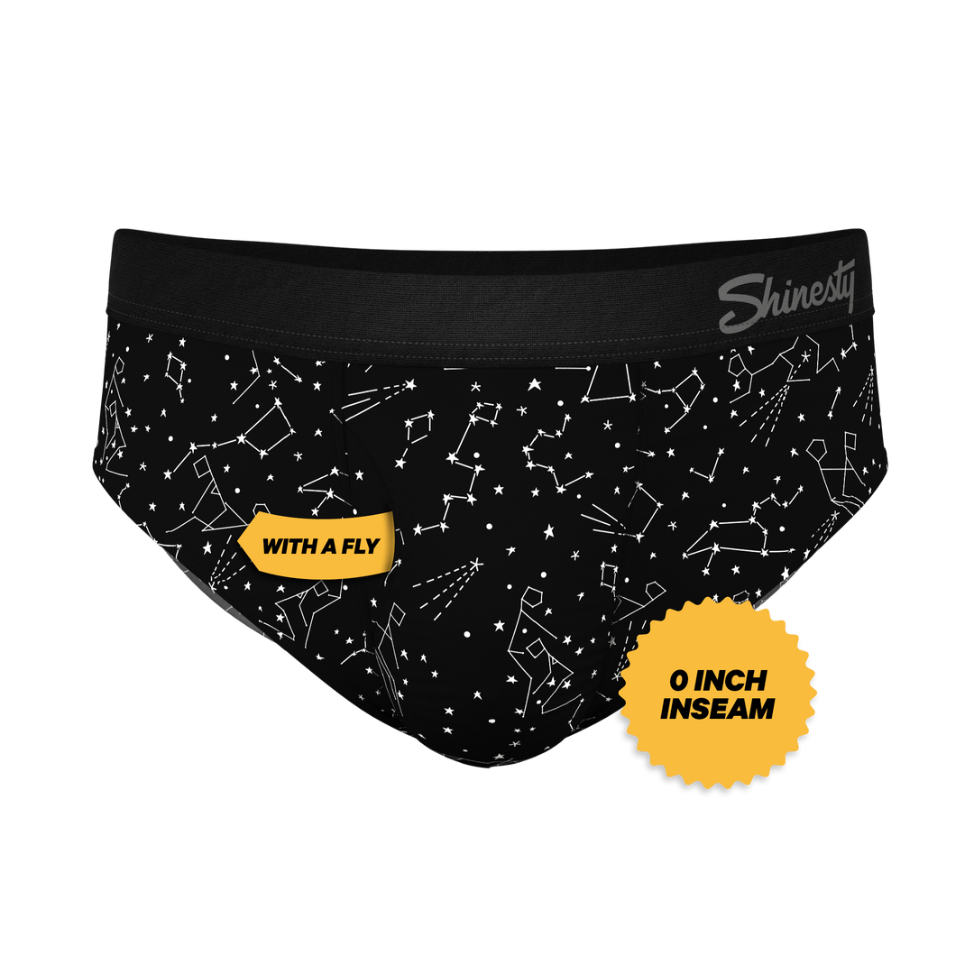 The Big Bang Glow In The Dark Constellation Ball Hammock® Briefs - Shinesty Pouch Underwear