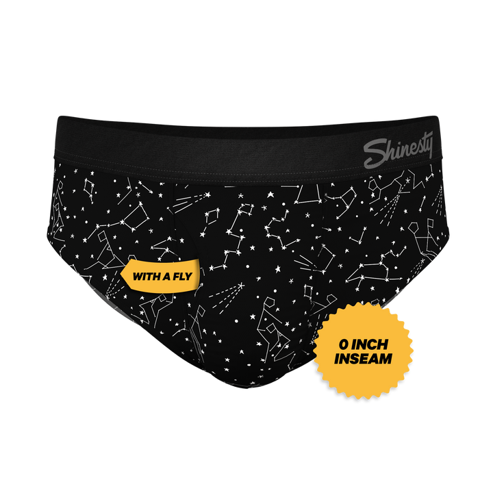The Big Bang Glow In The Dark Constellation Ball Hammock® Briefs - Shinesty Pouch Underwear
