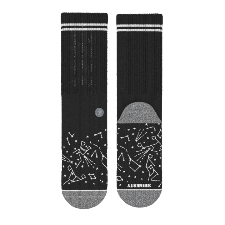 Shinesty "Big Bang" Constellation Heel Hammock™ Crew Socks