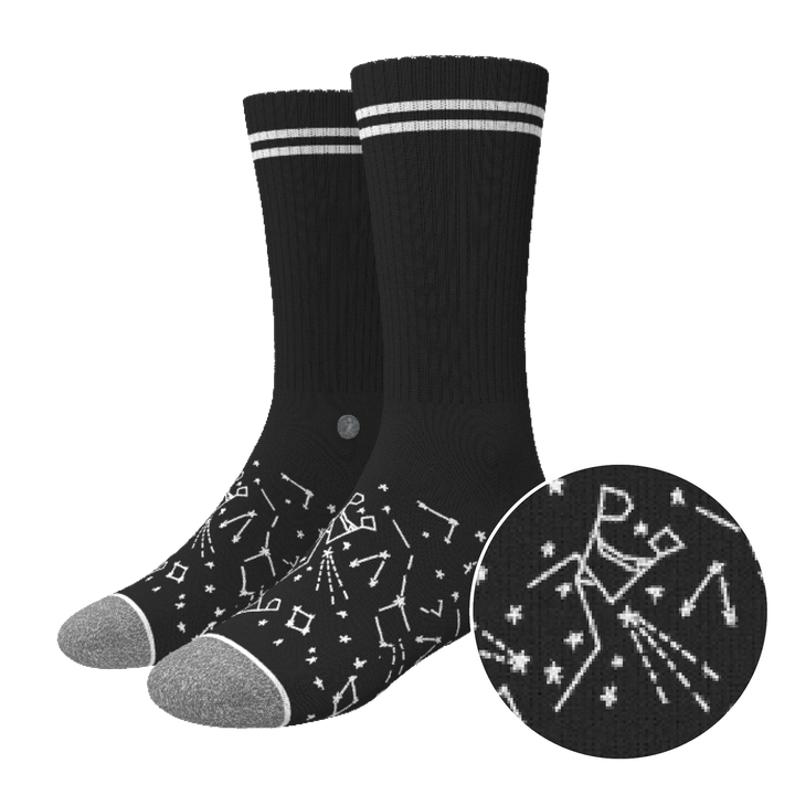 Shinesty "Big Bang" Constellation Heel Hammock™ Crew Socks