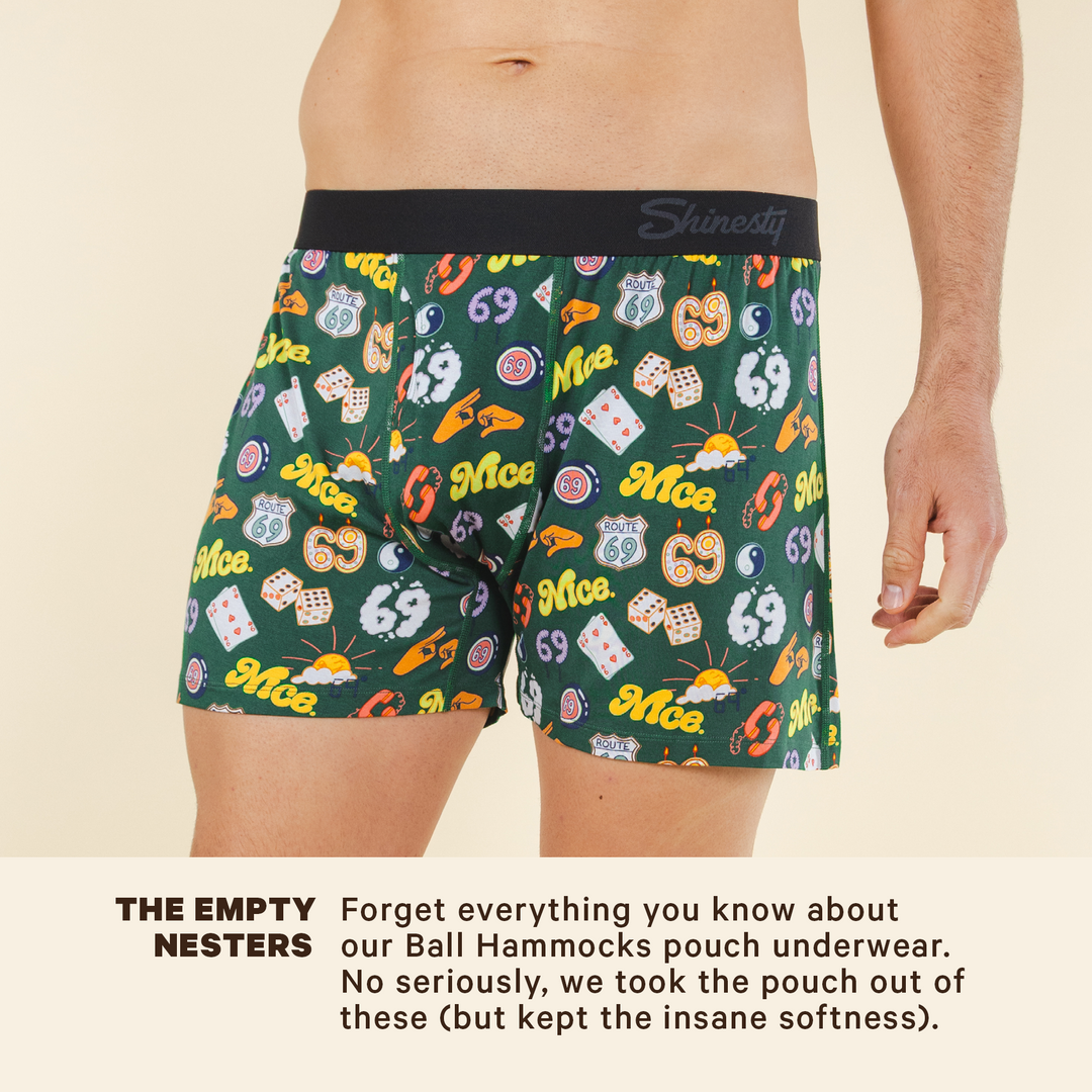Shinesty "The Big Blizzard" Naughty Snowmen Men's Boxers | Funny Holiday Underwear
