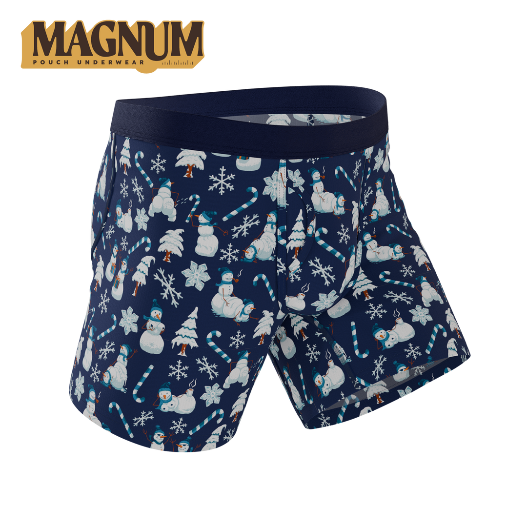 Shinesty "The Big Blizzard" Naughty Snowmen Ball Hammock® Magnum Pouch Boxer Briefs