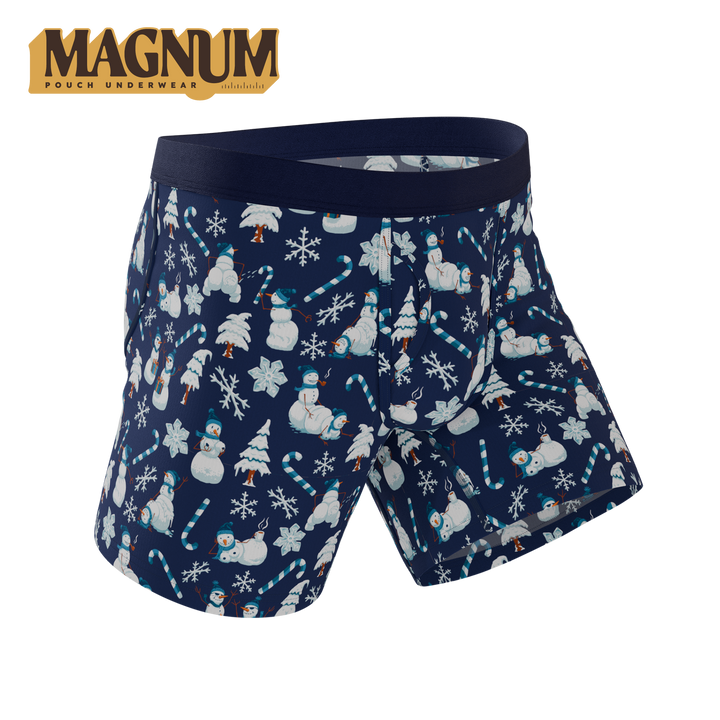 Shinesty "The Big Blizzard" Naughty Snowmen Ball Hammock® Magnum Pouch Boxer Briefs