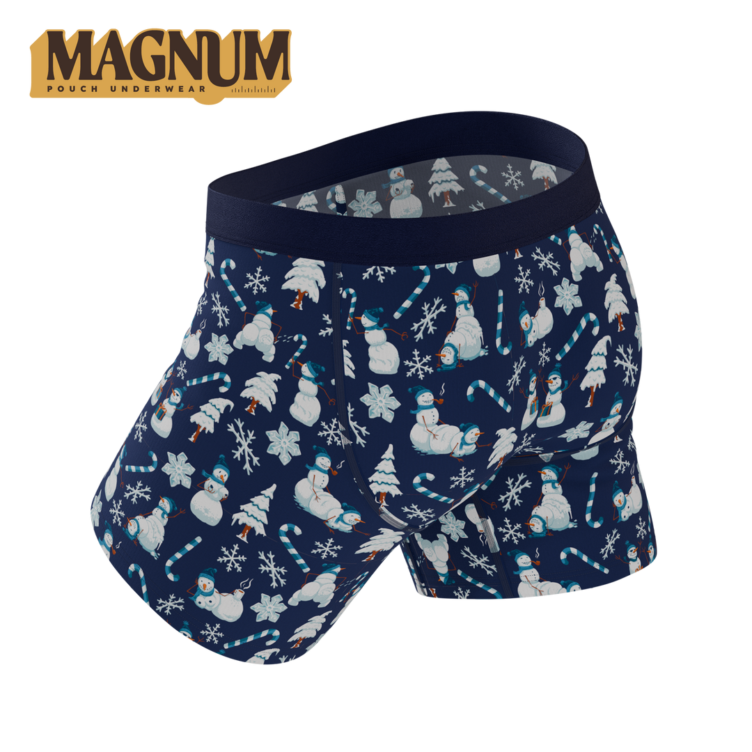 Shinesty "The Big Blizzard" Naughty Snowmen Ball Hammock® Magnum Pouch Boxer Briefs