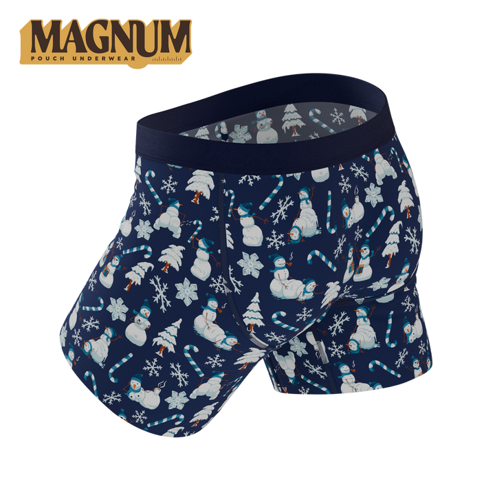 Shinesty "The Big Blizzard" Naughty Snowmen Ball Hammock® Magnum Pouch Boxer Briefs