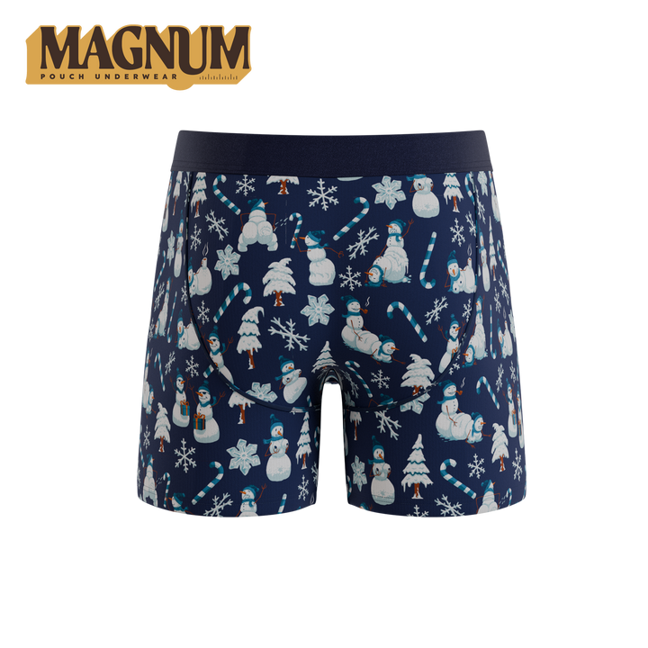 Shinesty "The Big Blizzard" Naughty Snowmen Ball Hammock® Magnum Pouch Boxer Briefs