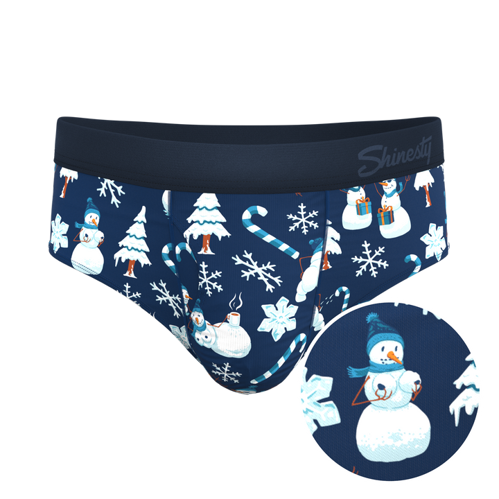 Shinesty "The Big Blizzard" Naughty Snowmen Ball Hammock® Pouch Briefs Underwear