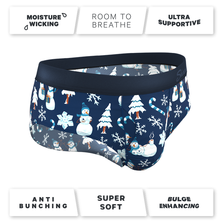 Shinesty "The Big Blizzard" Naughty Snowmen Ball Hammock® Pouch Briefs Underwear