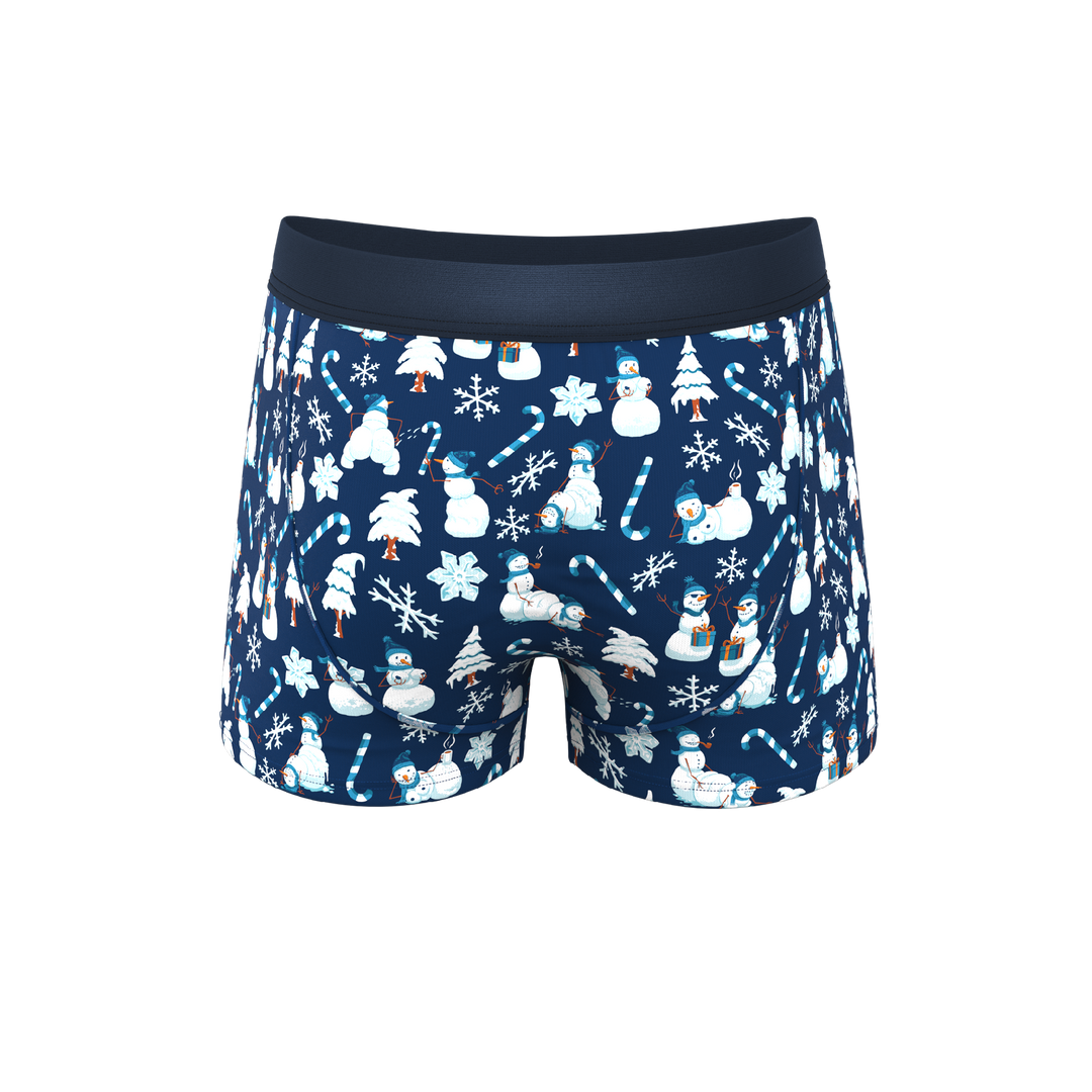 Shinesty "The Big Blizzard" Naughty Snowmen Ball Hammock® Pouch Trunks Underwear