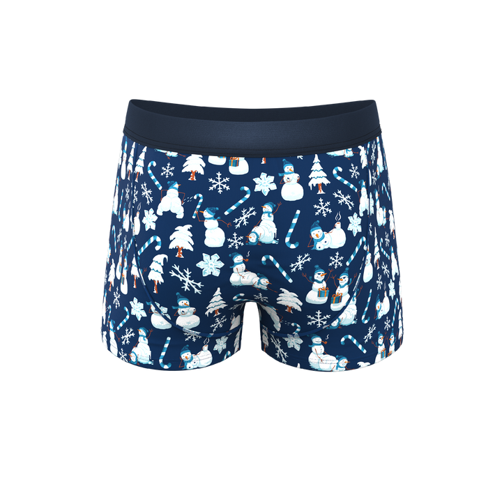 Shinesty "The Big Blizzard" Naughty Snowmen Ball Hammock® Pouch Trunks Underwear