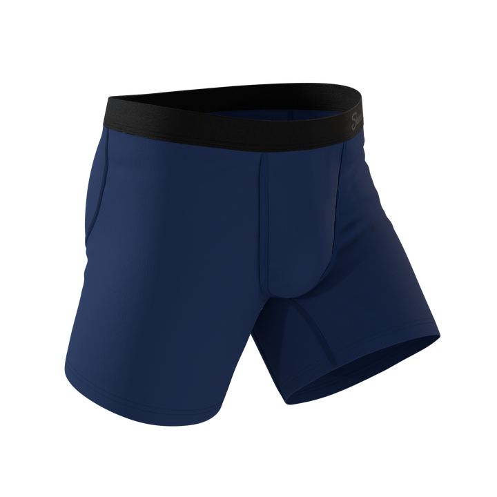 The Big Blue: Navy Fart Proof Ball Hammock® Pouch Underwear
