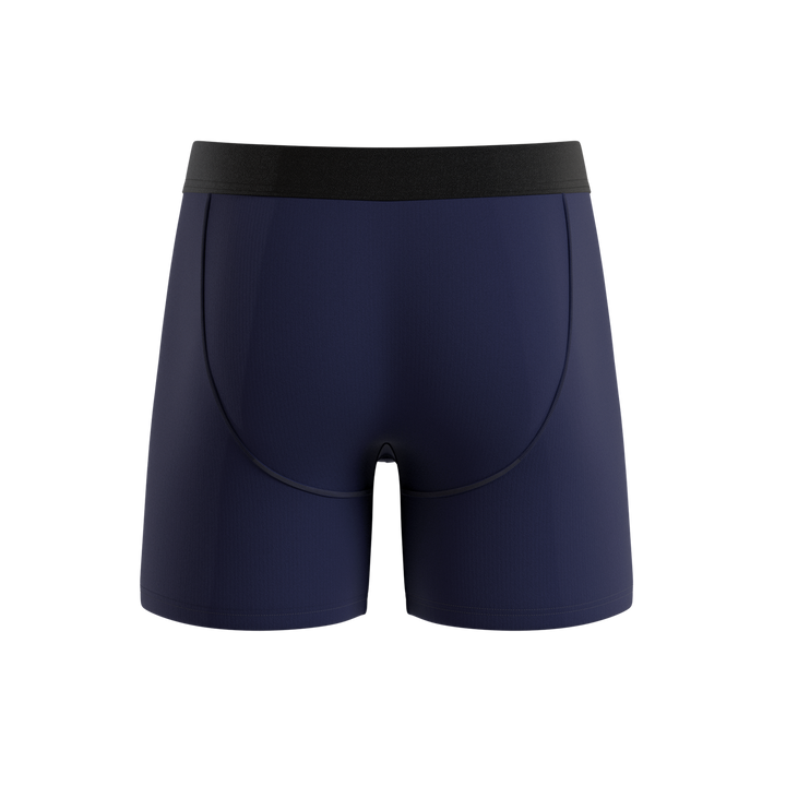 The Big Blue: Classic Navy Boxer Briefs with Ball Hammock® Pouch & Fly