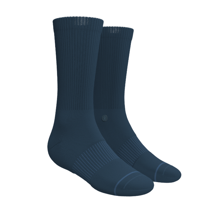 The Big Blue | Navy Heel Hammock™ Crew Socks