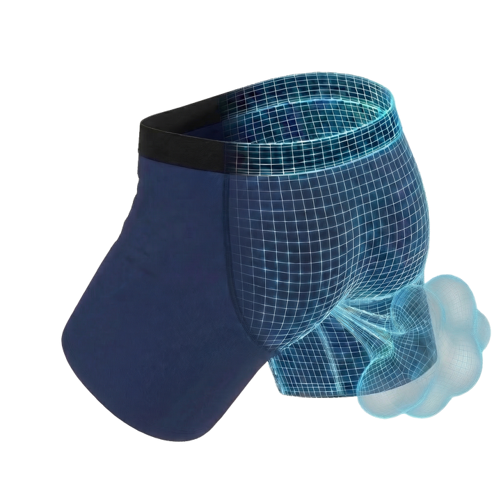 The Big Blue: Navy Fart Proof Ball Hammock® Pouch Underwear