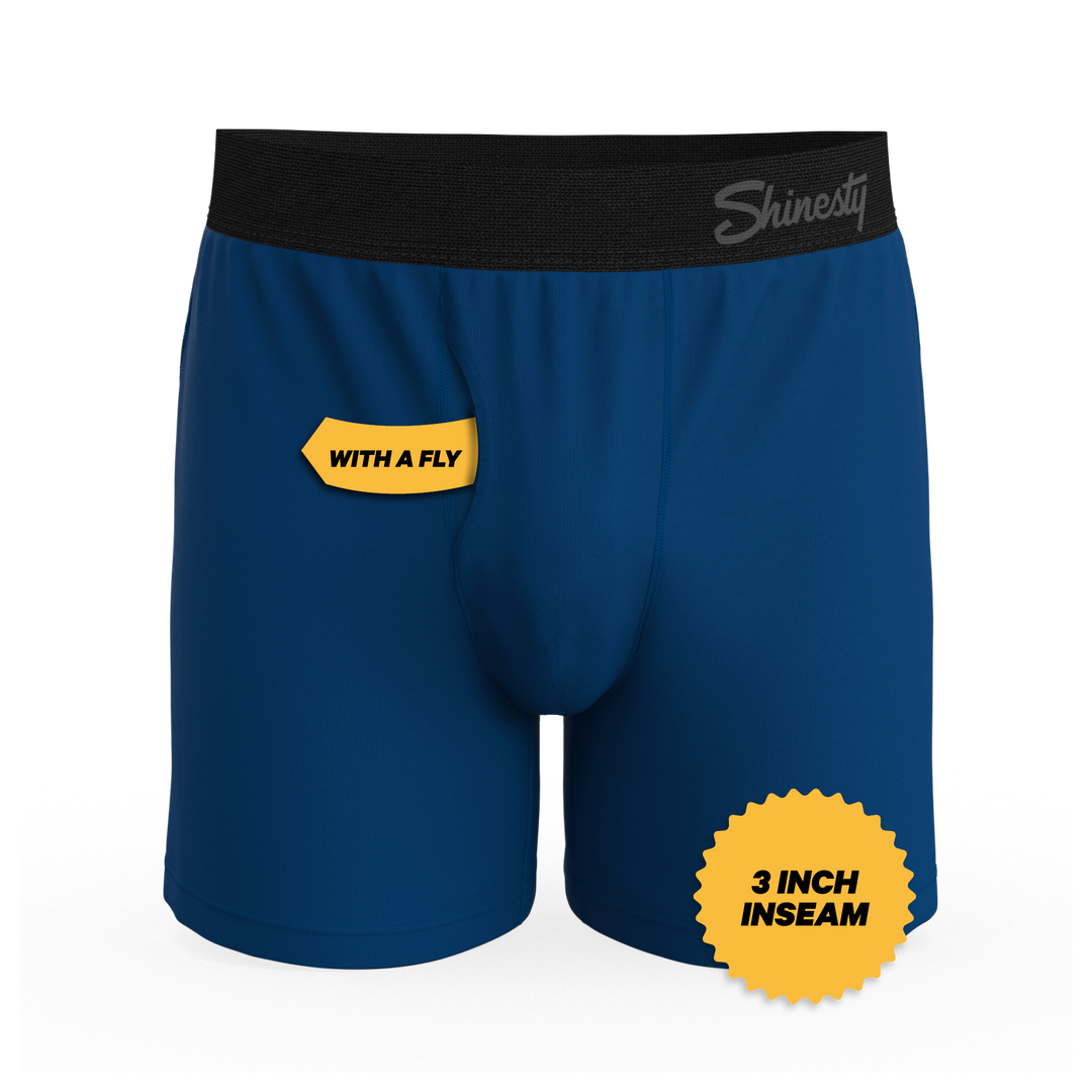 Shinesty "The Big Blue" Classic Navy Loose-Fit Boxers