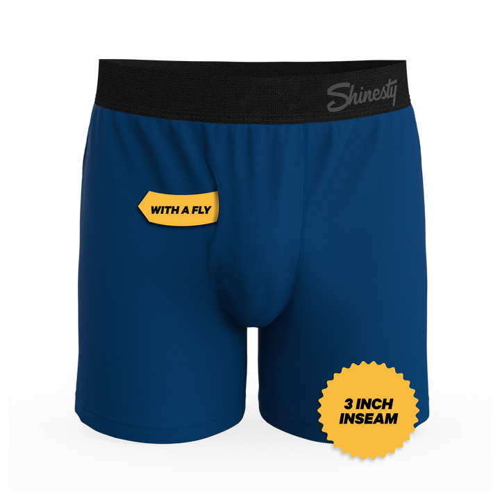 Shinesty "The Big Blue" Classic Navy Loose-Fit Boxers