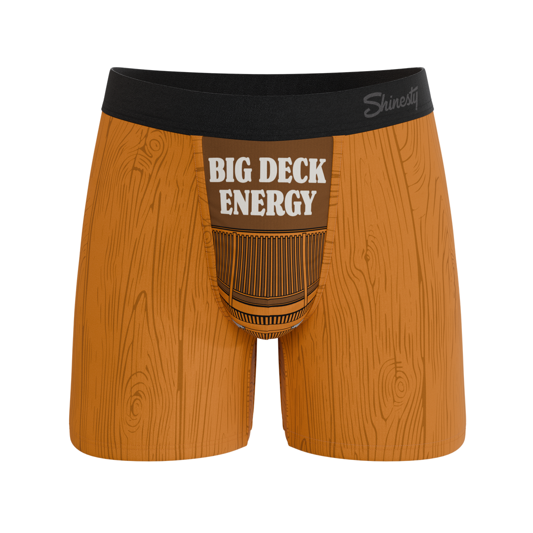Shinesty x Middle Class Fancy The Big Deck Energy Ball Hammock pouch underwear – men's collab boxer briefs