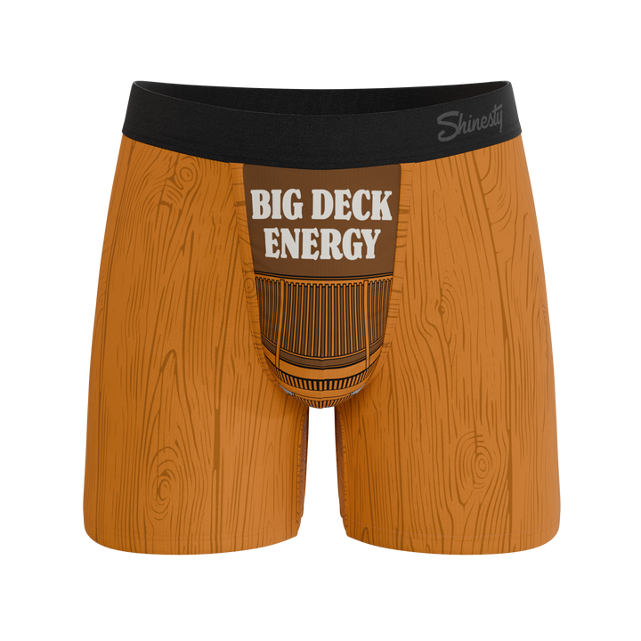 Shinesty x Middle Class Fancy The Big Deck Energy Ball Hammock pouch underwear – men's collab boxer briefs
