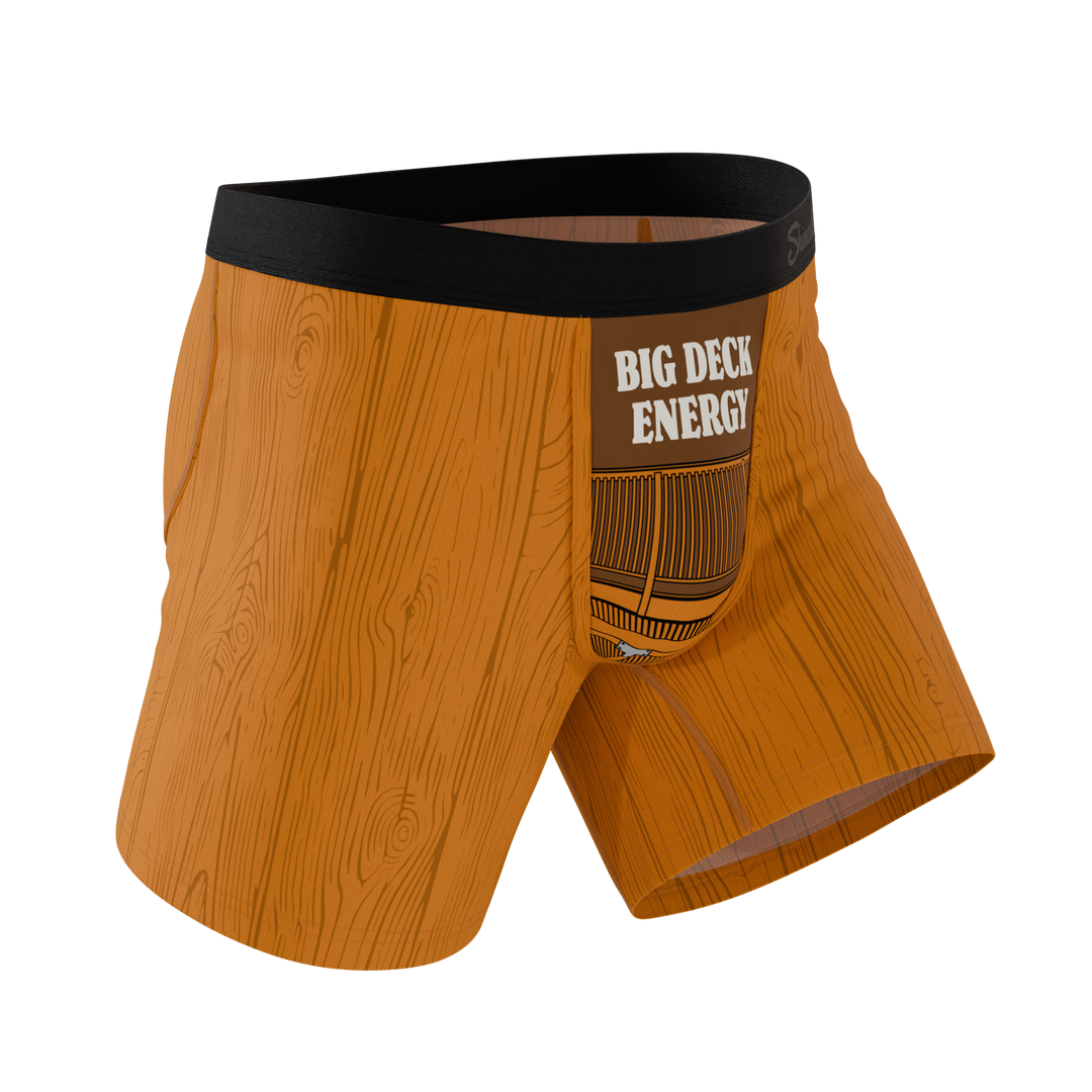 Shinesty x Middle Class Fancy The Big Deck Energy Ball Hammock pouch underwear – men's collab boxer briefs