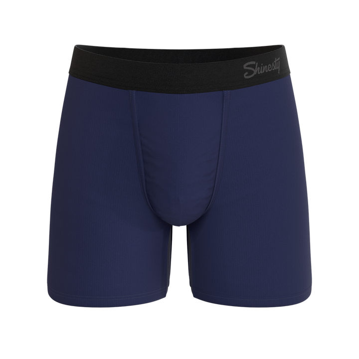 The Big Blue Navy Underwear | Solid Navy Ball Hammock® Pouch Boxer Briefs