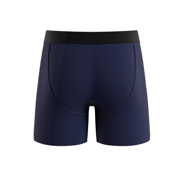 The Big Blue Navy Underwear | Solid Navy Ball Hammock® Pouch Boxer Briefs