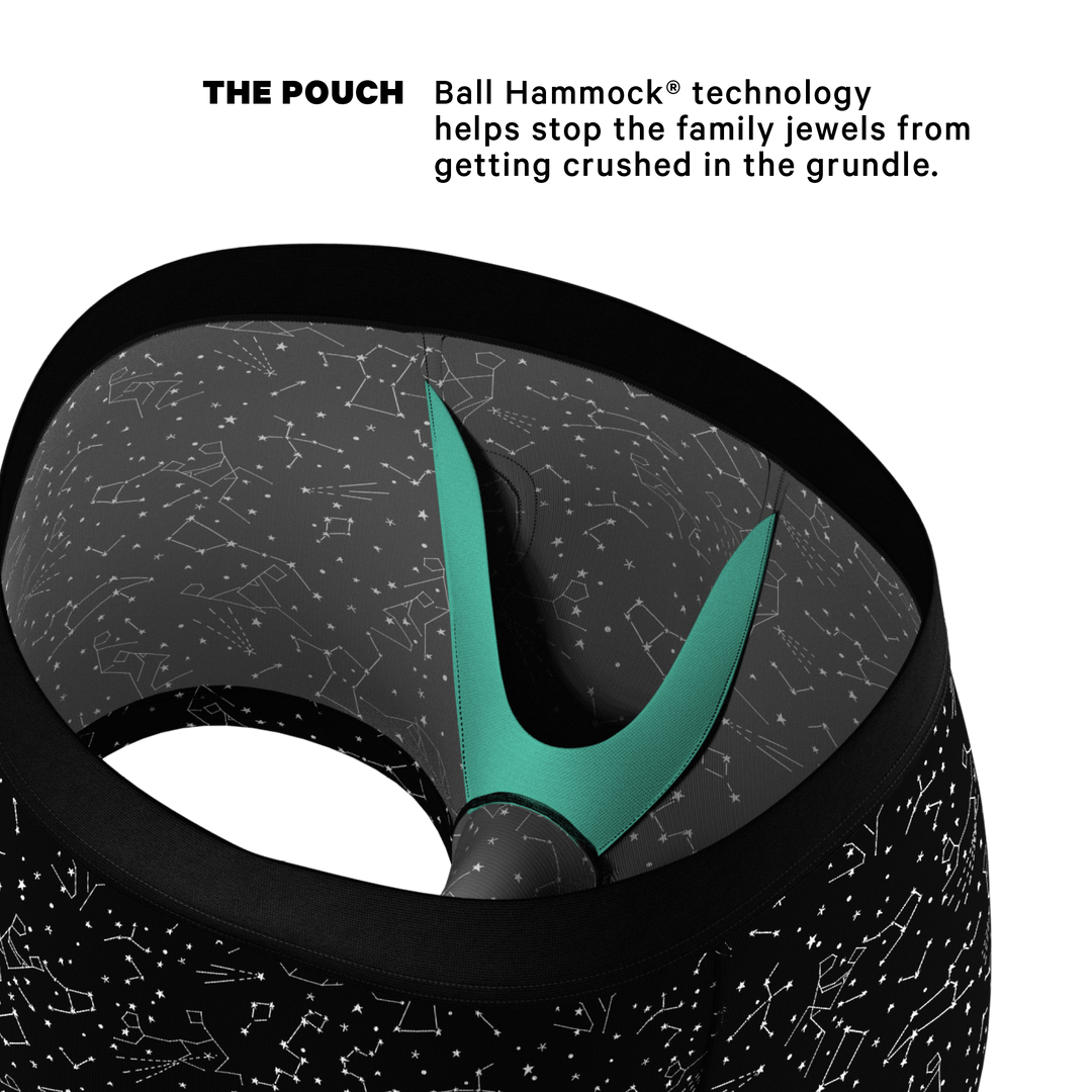 The Big Bang Glow In The Dark Constellation Ball Hammock® Pouch Trunks