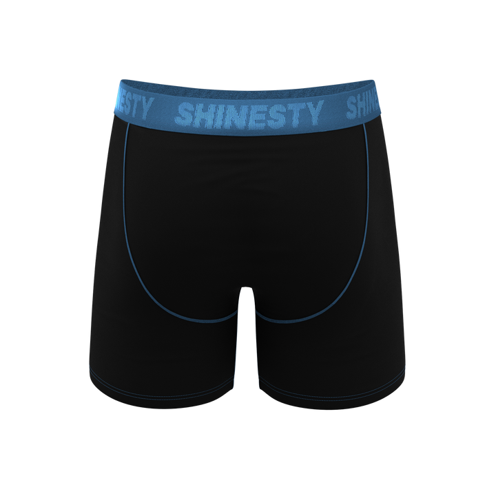 Shinesty "The Black Hole" Black and Blue Ball Hammock® Pouch Boxer Briefs Underwear