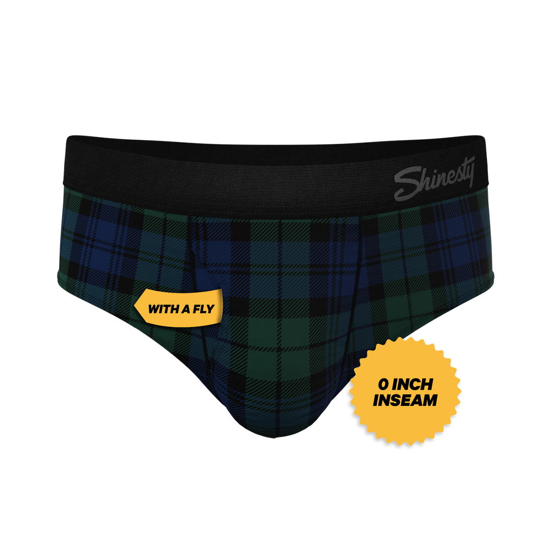 Shinesty "Black Watch" Tartan Plaid Ball Hammock® Pouch Underwear Briefs
