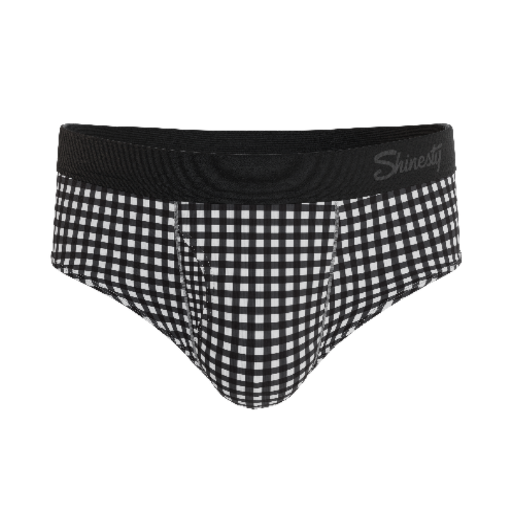 Shinesty The Blackberry Bramble window pane Ball Hammock pouch underwear briefs – men's window pane brief