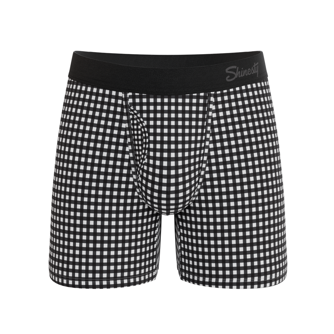 Shinesty The Blackberry Bramble window pane Ball Hammock Magnum Big Pouch – men's big pouch boxer