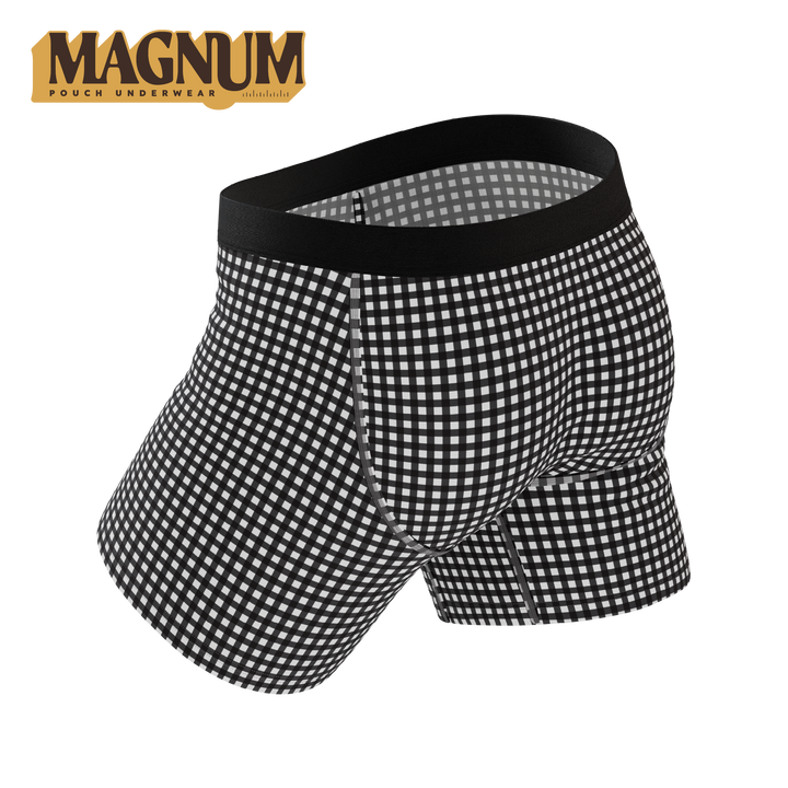 Shinesty The Blackberry Bramble window pane Ball Hammock Magnum Big Pouch – men's big pouch boxer