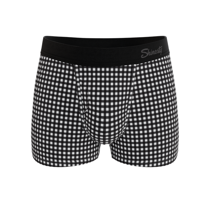 Shinesty The Blackberry Bramble window pane Ball Hammock pouch trunks – men's window pane trunk underwear