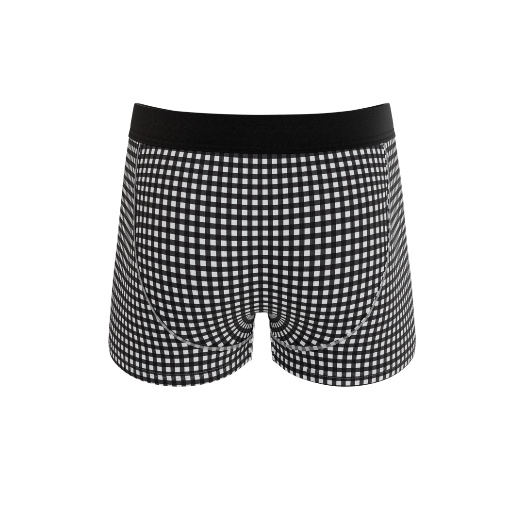 Shinesty The Blackberry Bramble window pane Ball Hammock pouch trunks – men's window pane trunk underwear