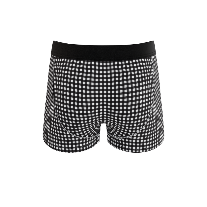 Shinesty The Blackberry Bramble window pane Ball Hammock pouch trunks – men's window pane trunk underwear