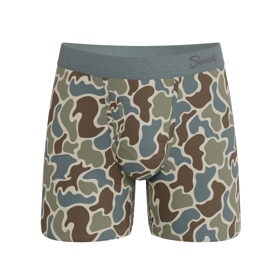 Shinesty The Blender grey duck camo Ball Hammock Magnum Big Pouch – men's grey camo big pouch boxer
