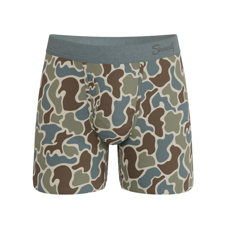 Shinesty The Blender grey duck camo Ball Hammock Magnum Big Pouch – men's grey camo big pouch boxer