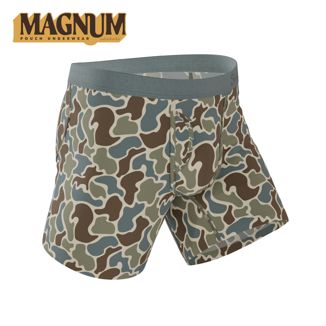 Shinesty The Blender grey duck camo Ball Hammock Magnum Big Pouch – men's grey camo big pouch boxer