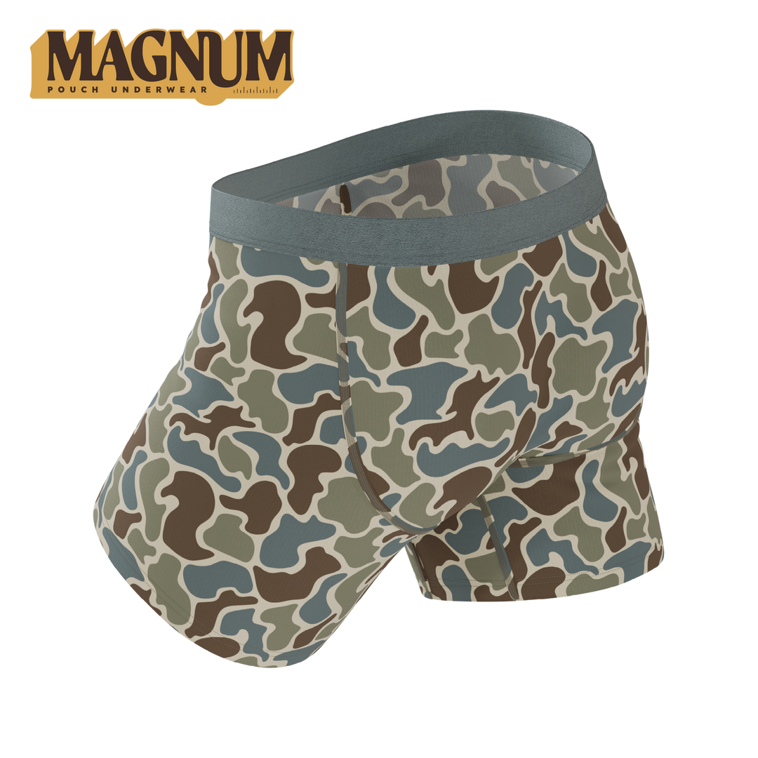 Shinesty The Blender grey duck camo Ball Hammock Magnum Big Pouch – men's grey camo big pouch boxer
