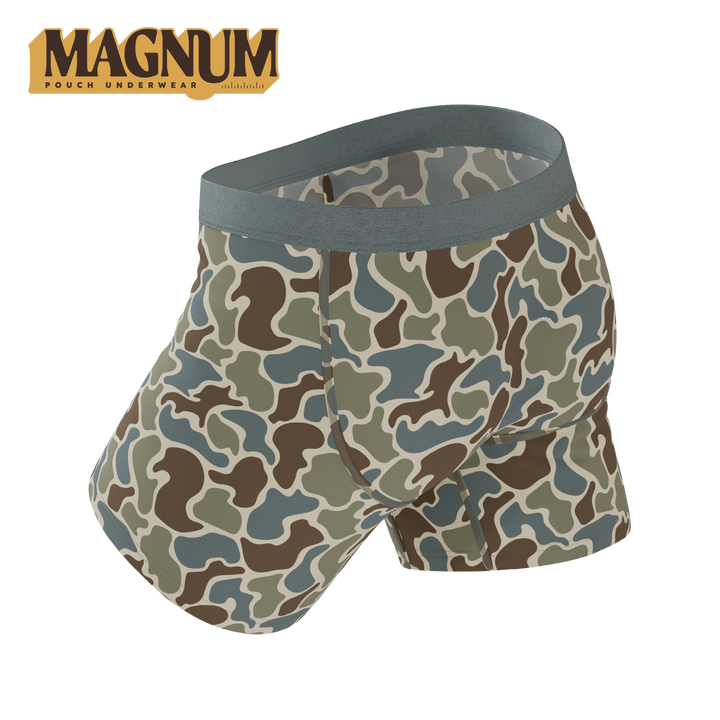 Shinesty The Blender grey duck camo Ball Hammock Magnum Big Pouch – men's grey camo big pouch boxer