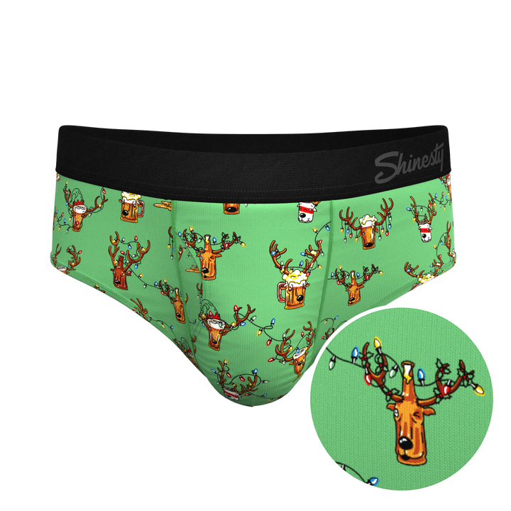 Shinesty "Blitzened" Reindeer Beer Ball Hammock® Briefs