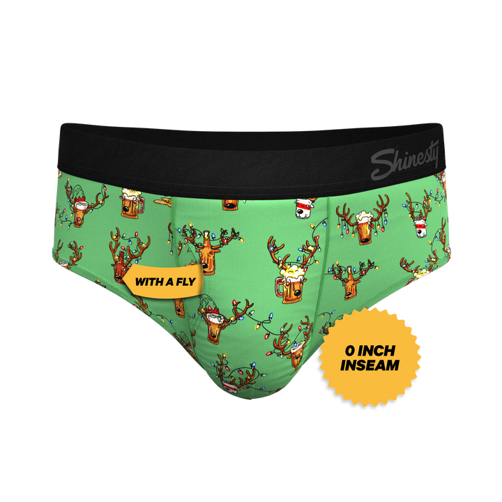 Shinesty "Blitzened" Reindeer Beer Ball Hammock® Briefs