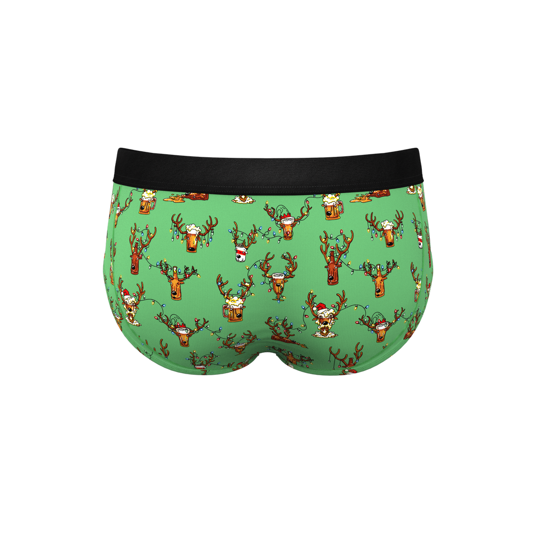 Shinesty "Blitzened" Reindeer Beer Ball Hammock® Briefs