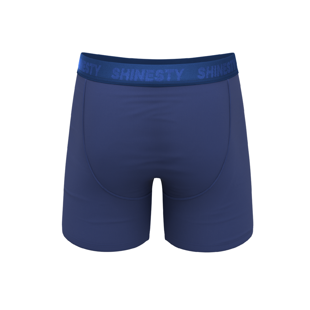 The Bloom Moon: Tonal Navy Ball Hammock® Pouch Boxer Briefs with Fly