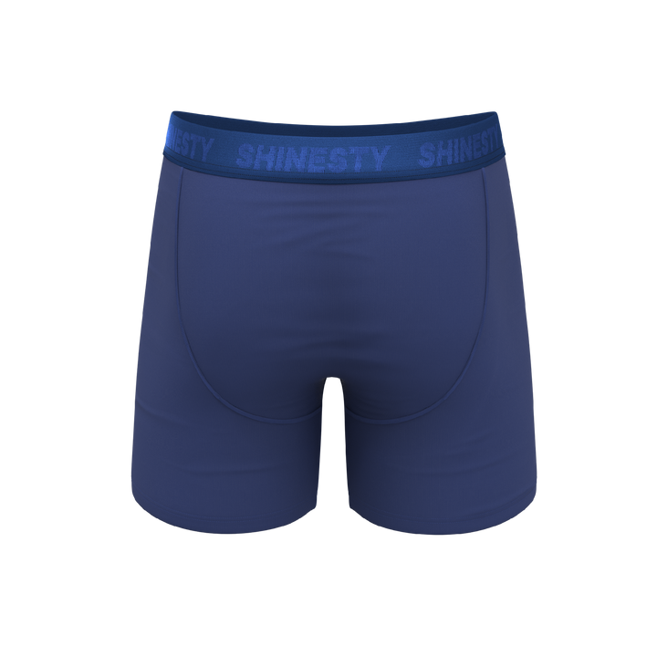 The Bloom Moon: Tonal Navy Ball Hammock® Pouch Boxer Briefs with Fly