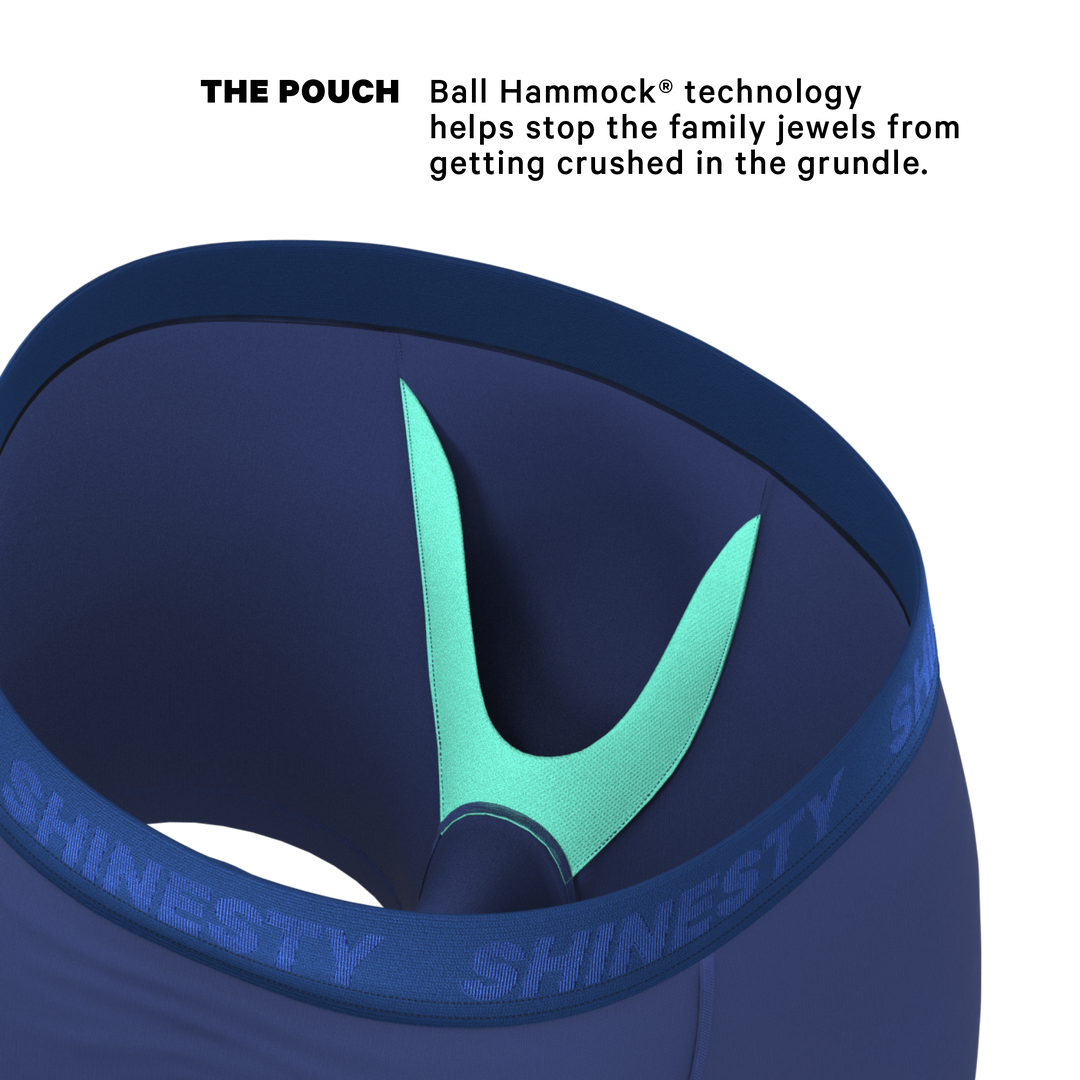 Shinesty Bloom Moon Tonal Navy Ball Hammock® Pouch Underwear