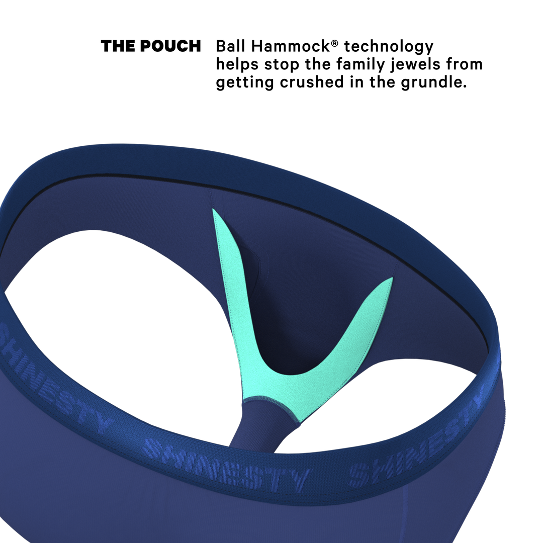 Shinesty "Bloom Moon" Tonal Navy Ball Hammock® Pouch Briefs