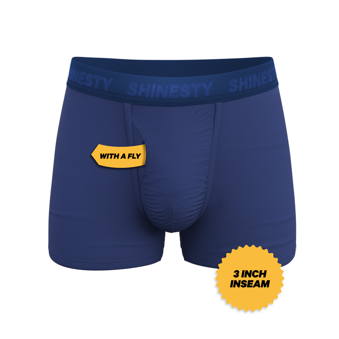 Shinesty The Bloom Moon Tonal Navy Ball Hammock® Pouch Trunks Underwear