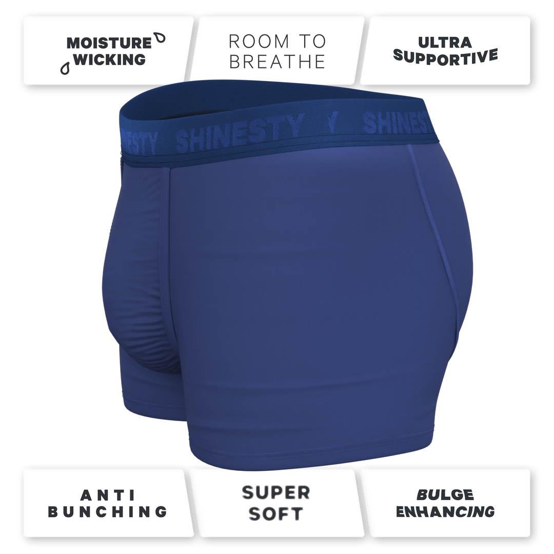 Shinesty The Bloom Moon Tonal Navy Ball Hammock® Pouch Trunks Underwear