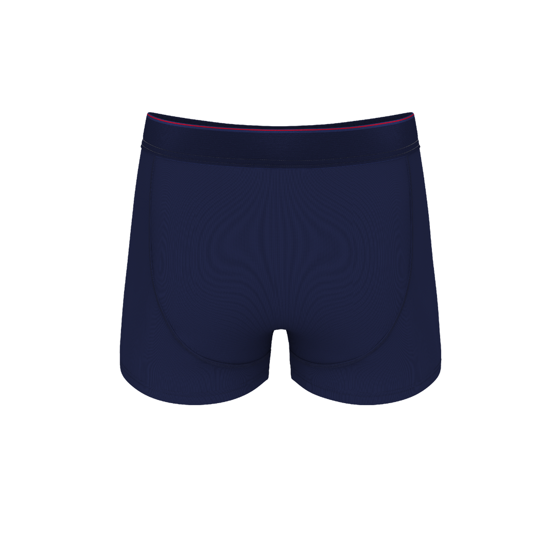 Shinesty "Blueberry Pie" Red Tip Navy Ball Hammock® Pouch Trunks Underwear