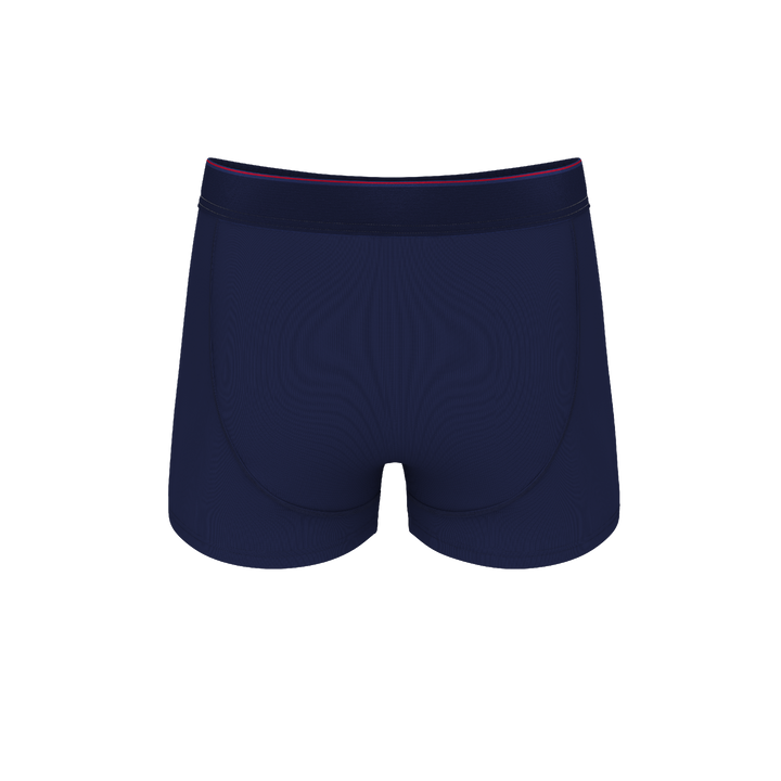 Shinesty "Blueberry Pie" Red Tip Navy Ball Hammock® Pouch Trunks Underwear